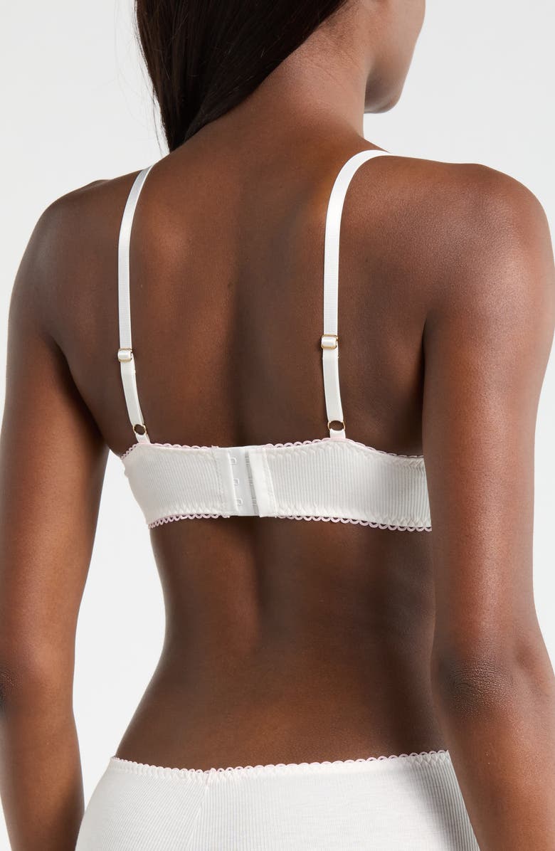 KILO BRAVA Rib Bralette, Alternate, color, White