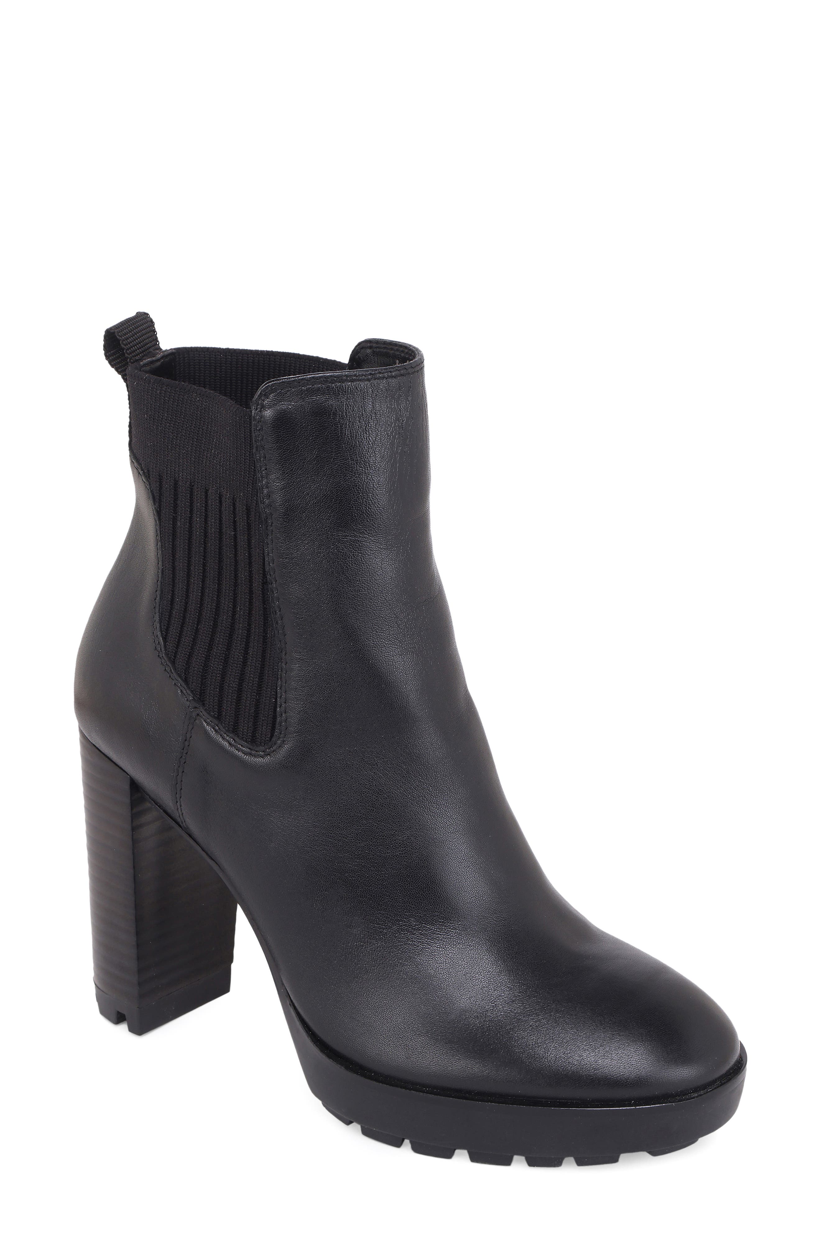 Kenneth Cole New York Junne Lug Sole Bootie, Main, color, Black