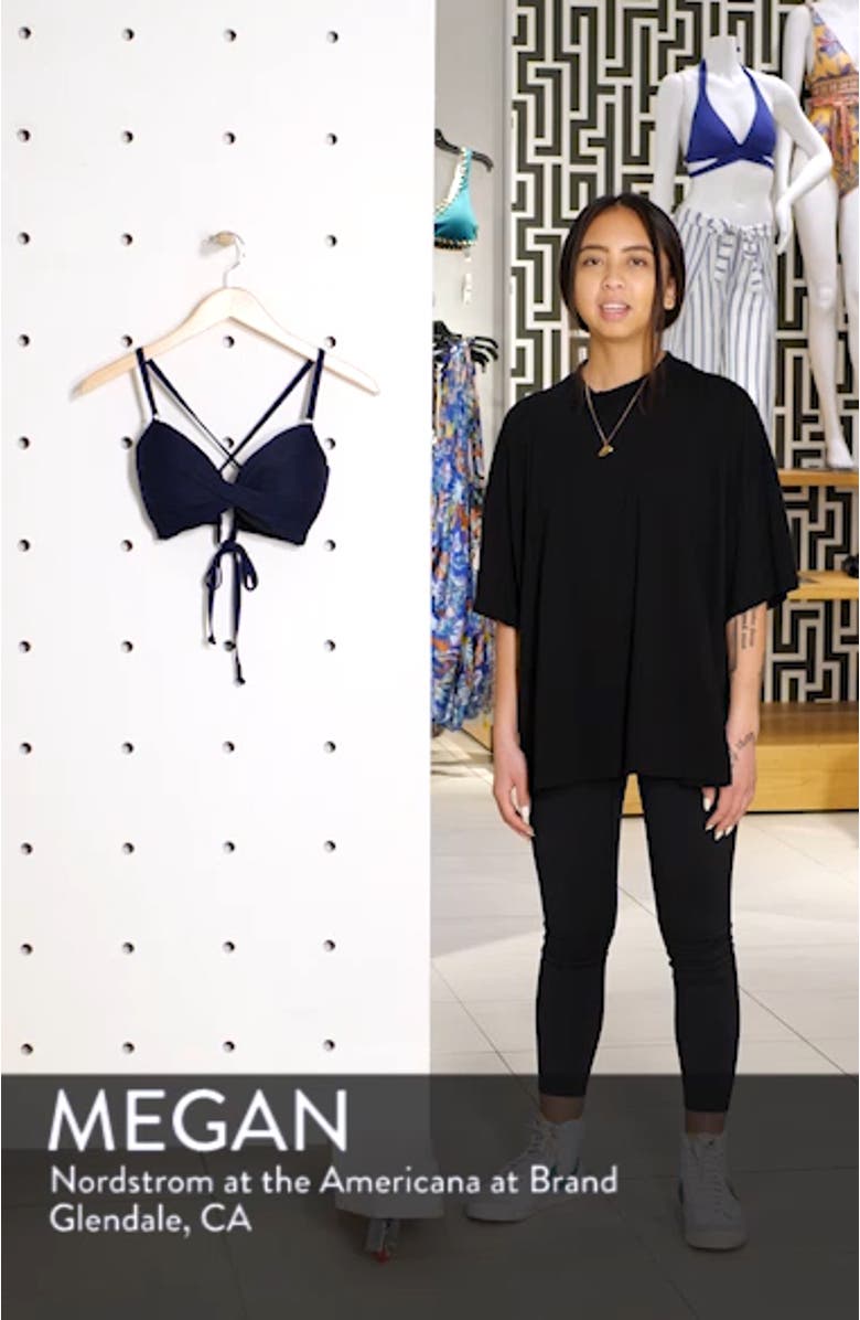 Lily D-Cup Twist Front Underwire Bikini Top, sales video thumbnail