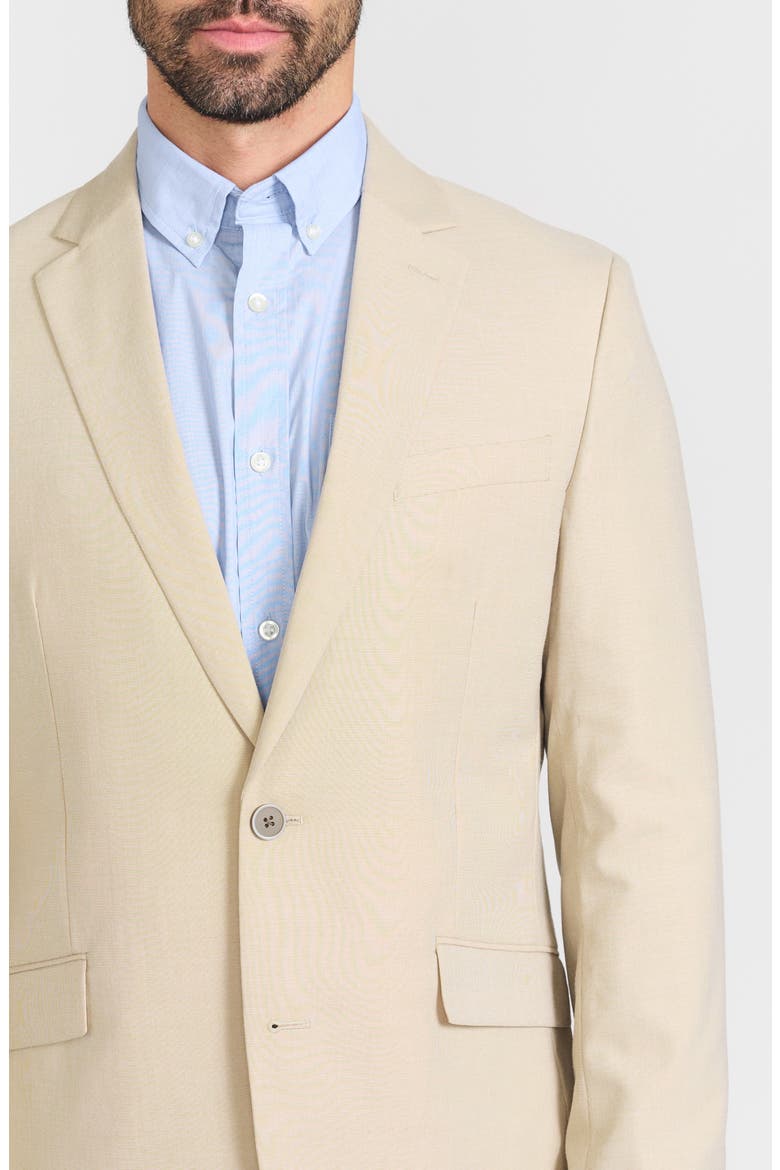 Tic Weave Suit, Alternate, color, TAN