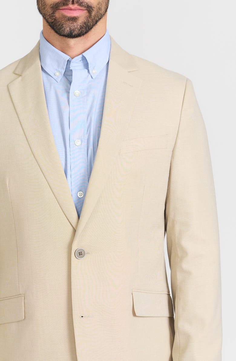 SAVILE ROW CO Tic Weave Suit, Alternate, color, Tan
