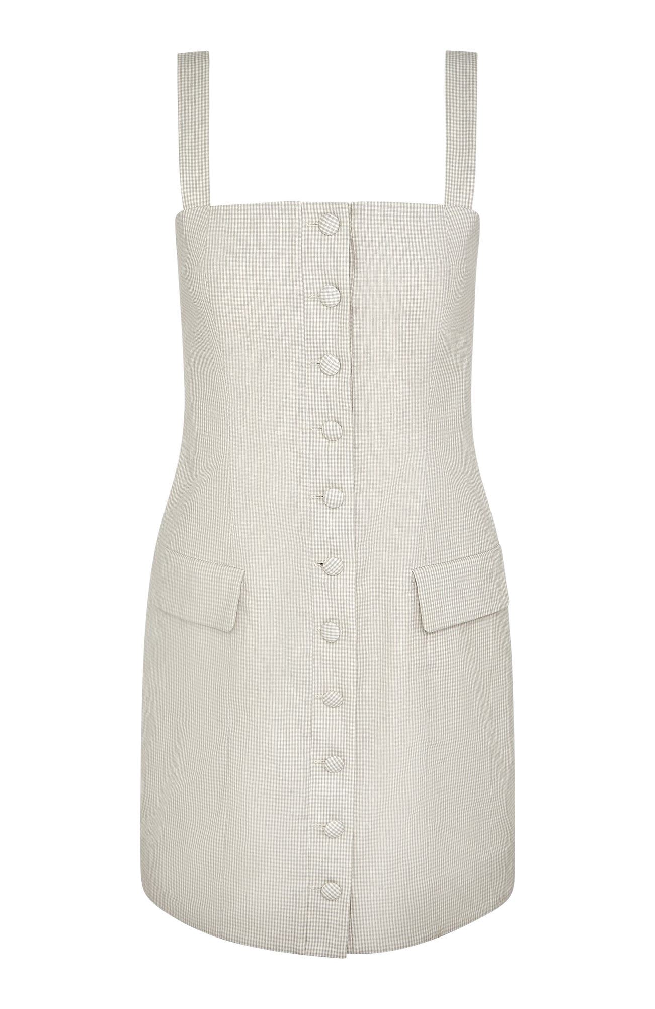 Square Neck Button Down Dress - image 2