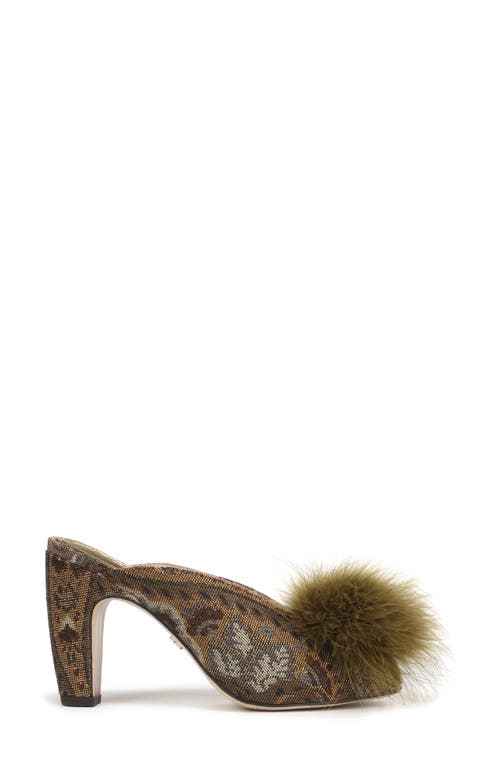 Sam Edelman Witney Feather Embellished Pump In Green