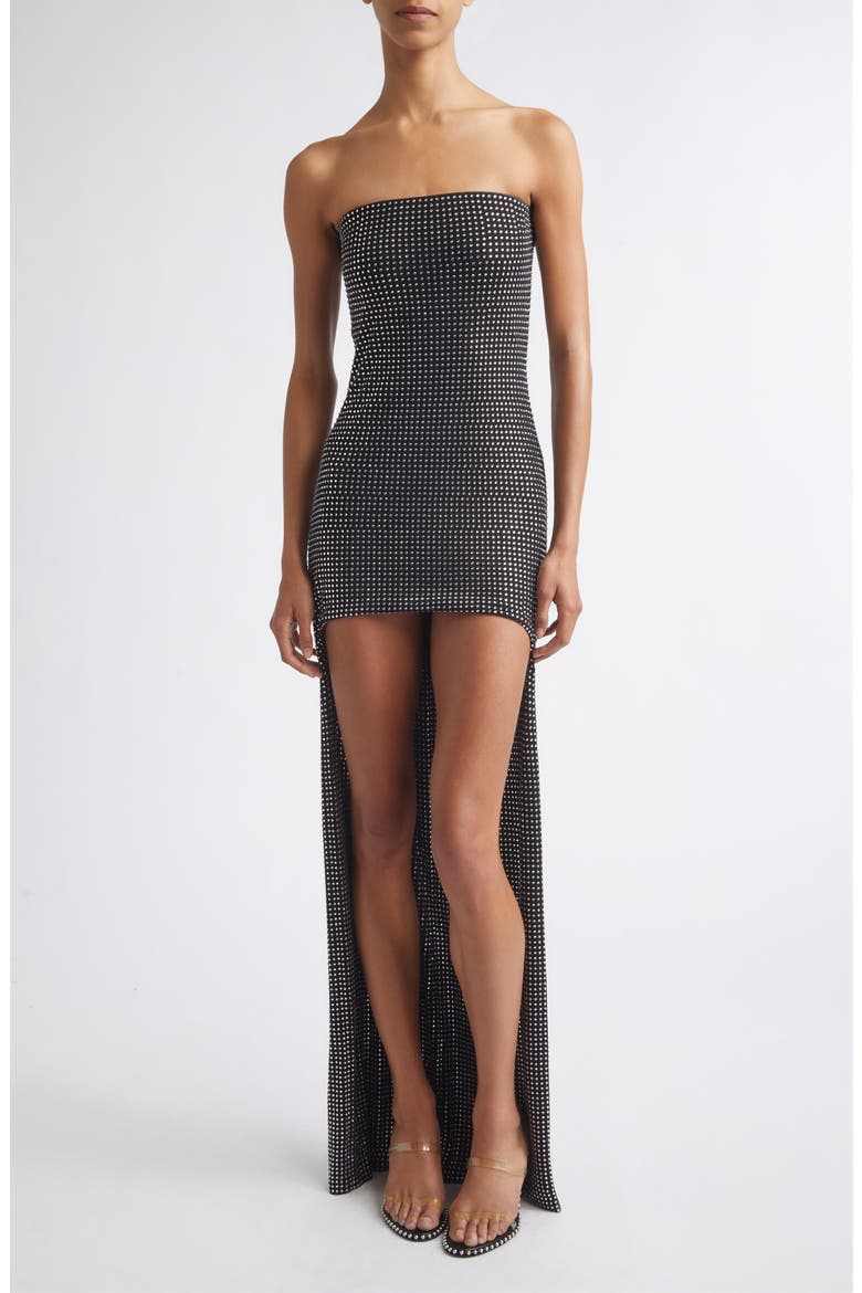 nordstrom bodycon dress NWT Black Sleeveless Mini Shift Size XS Date Night Features a strapless neckline Body-con Casual Dresses for Women