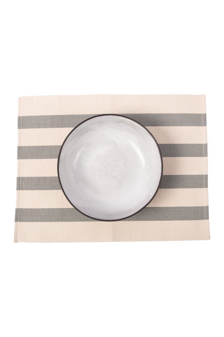 Nyota Placemats Set of 4, Alternate, color, Grey