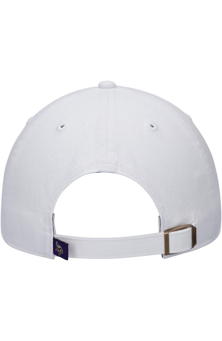 '47 Men's '47 White Minnesota Vikings Logo Clean Up Adjustable Hat, Alternate, color, 