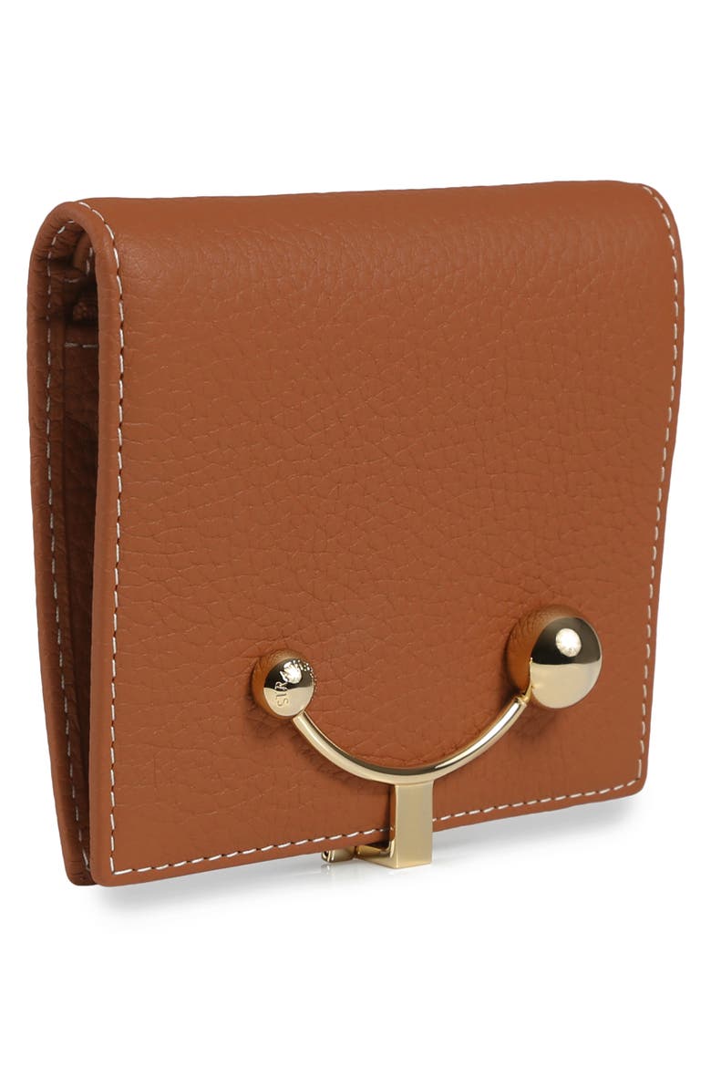 Crescent Leather Wallet, Alternate, color, TAN