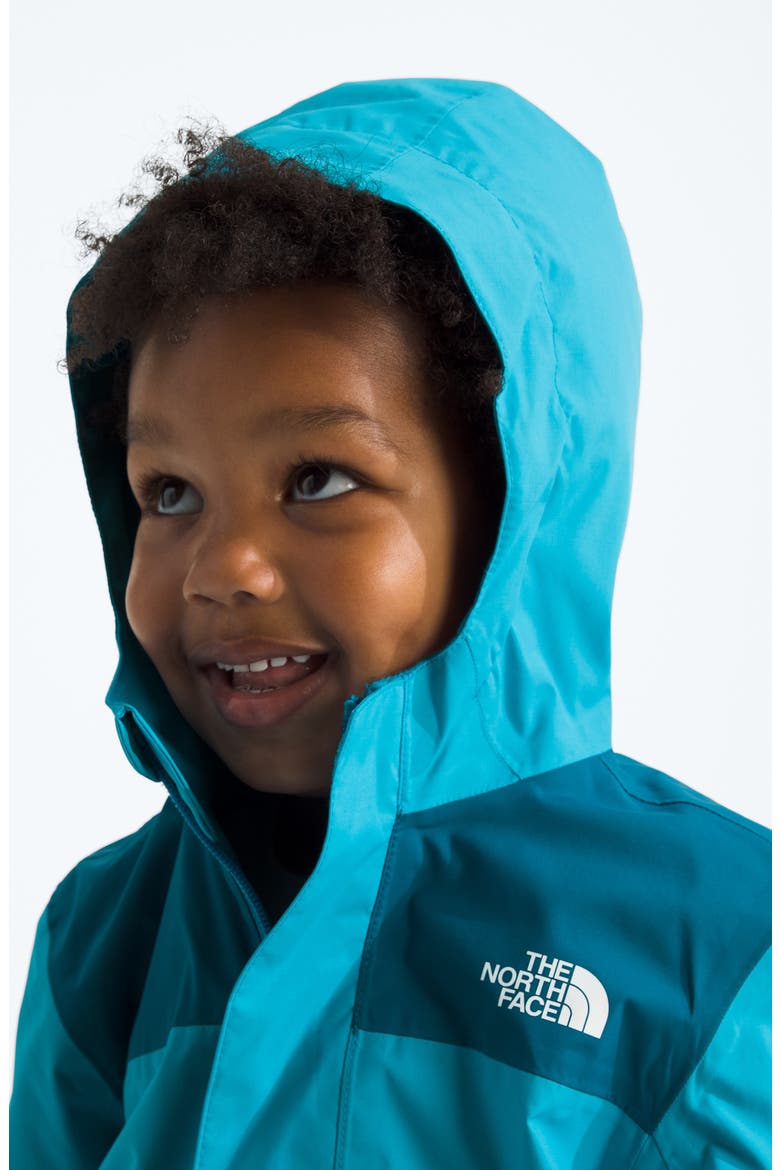 Kids' Antora Waterproof Recycled Polyester Rain Jacket, Alternate, color, MERIDIAN BLUE/ DUSK BLUE