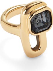 UNODE50 Ring with Negro Crystals