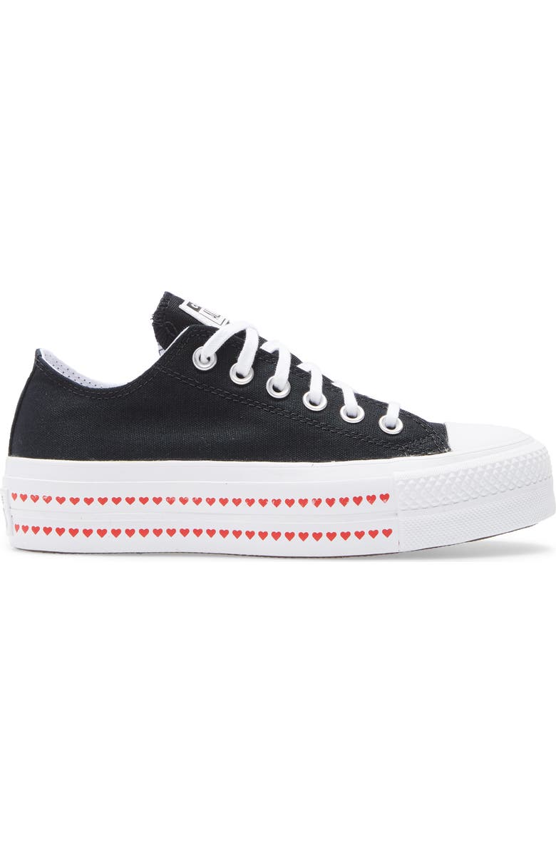 Converse Chuck Taylor<sup>®</sup> All Star<sup>®</sup> Love Fearlessly Platform Sneaker, Alternate, color,