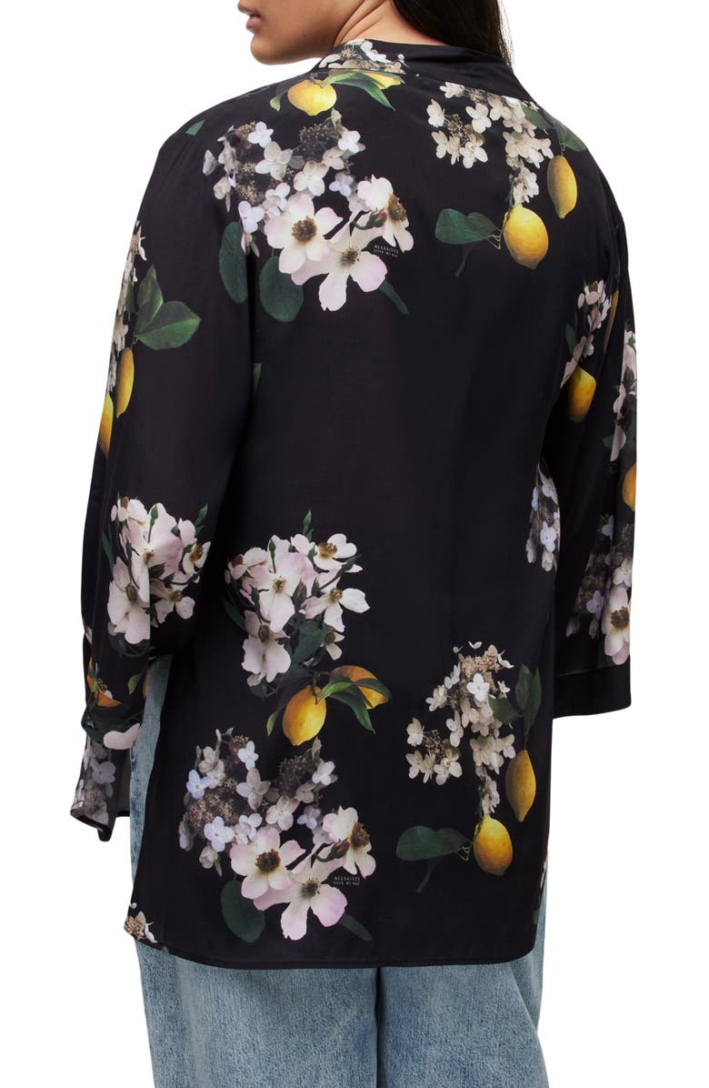 AllSaints Carina Eugenia Floral Open Jacket, Alternate, color,