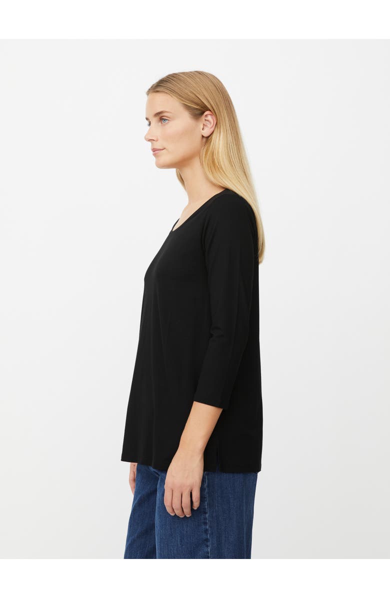 Masai Copenhagen MaCecille 3/4 Sleeve T-Shirt, Alternate, color, Black