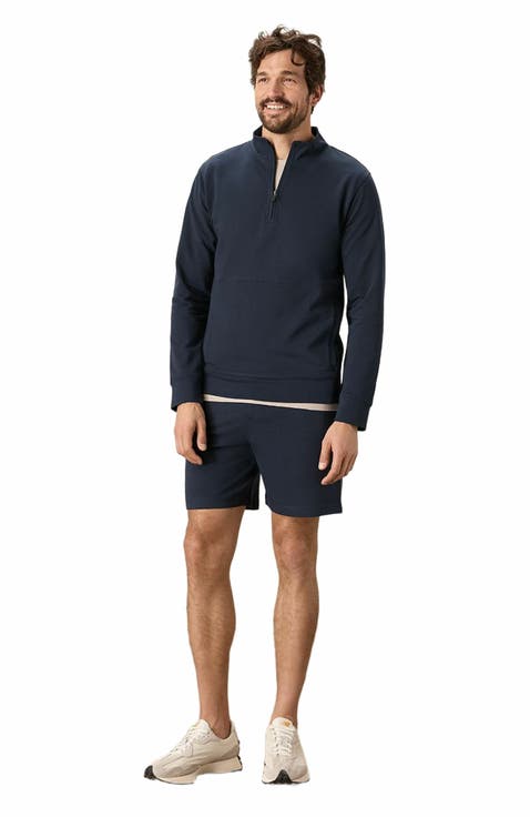 Organic Cotton Stash French Terry Quarter Zip