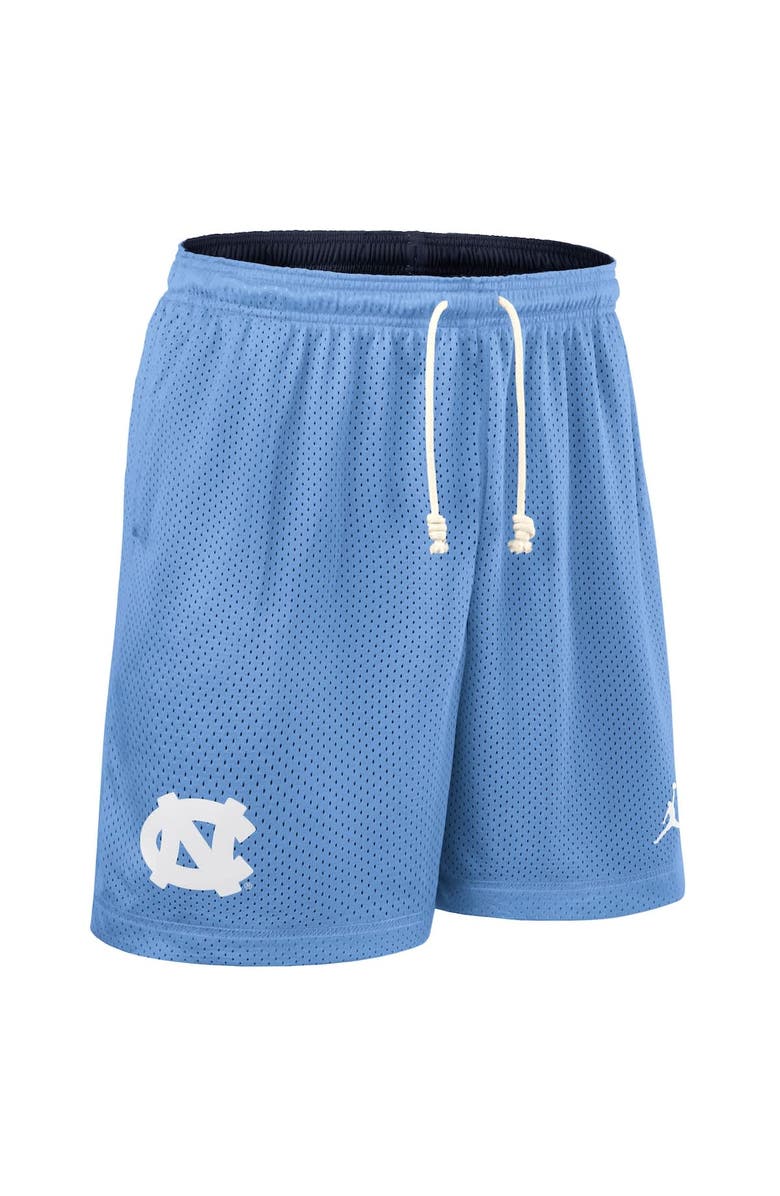 Jordan Brand Men's Jordan Brand Light Blue/Navy North Carolina Tar Heels 2025 Sideline Reversible Performance Shorts, Alternate, color, 