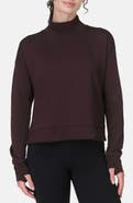 Sweaty Betty After Class Cotton Turtleneck Crop Sweatshirt