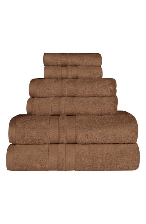Solid Cotton 6-Piece Towel Set