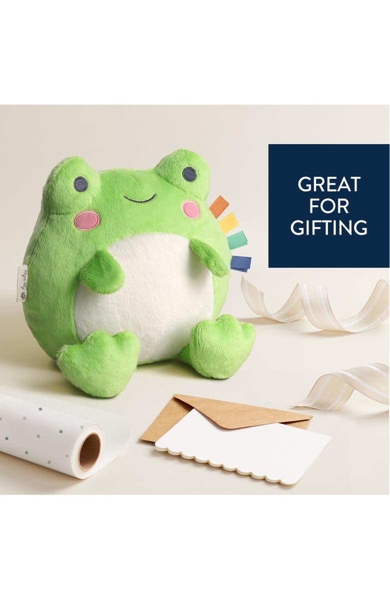 Itzy Ritzy Plush Frog Stuffed Animal, Alternate, color, Green