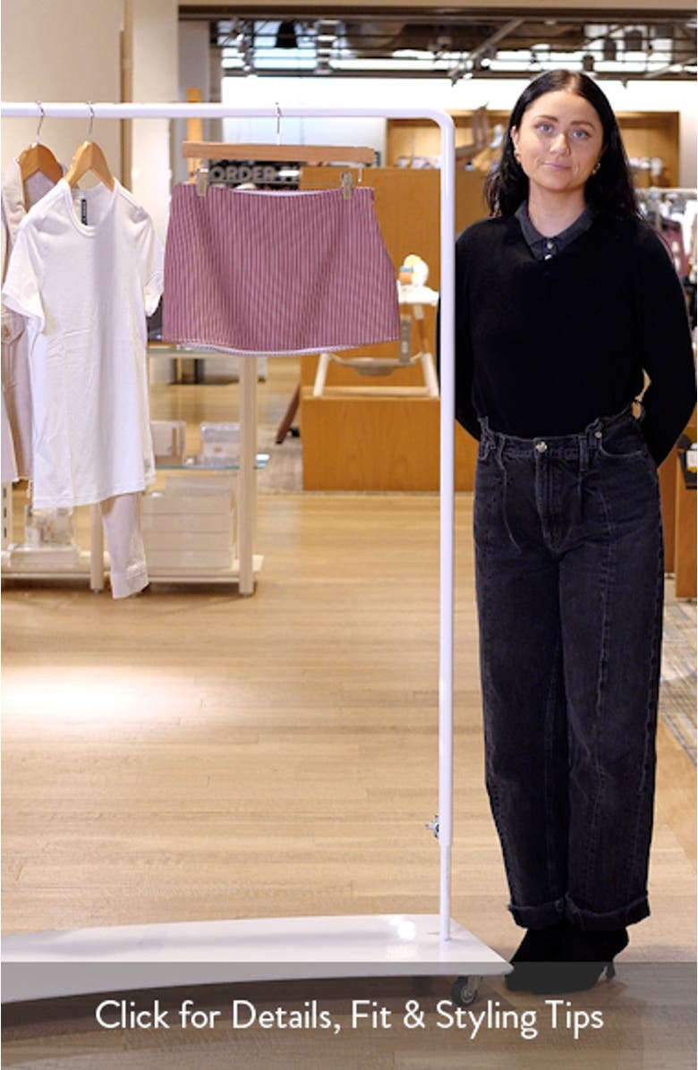 The Lucie Stripe Miniskirt, sales video thumbnail