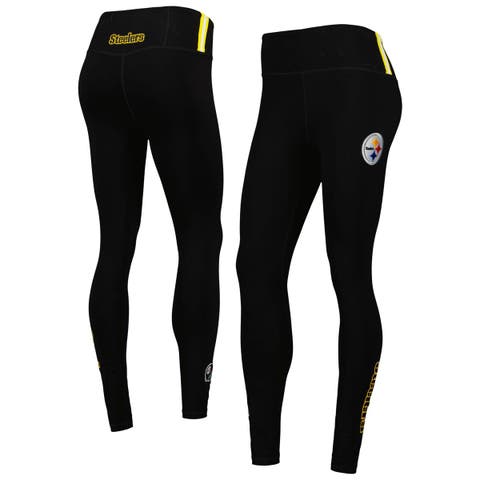 Women's Pro Standard Black Pittsburgh Steelers Classic Jersey Leggings