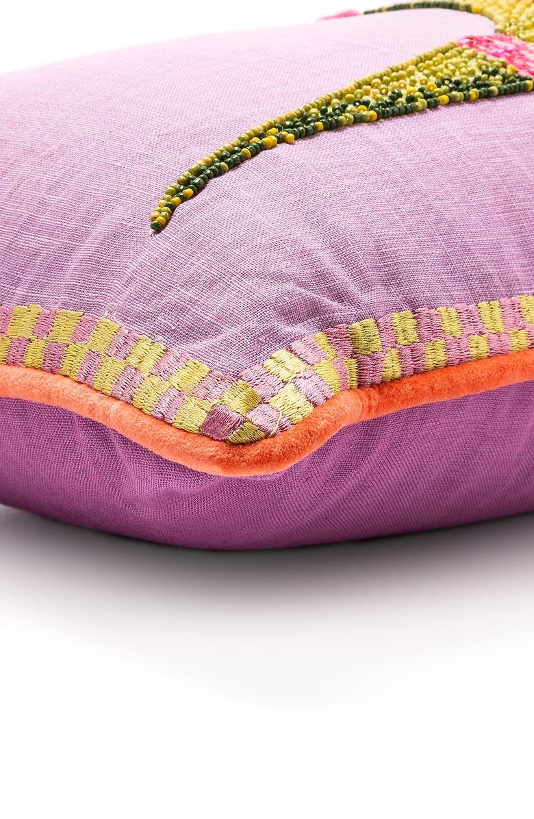 MACKENZIE CHILDS Patience Brewster Gloria Alligator Lumber Pillow, Alternate, color, Pink
