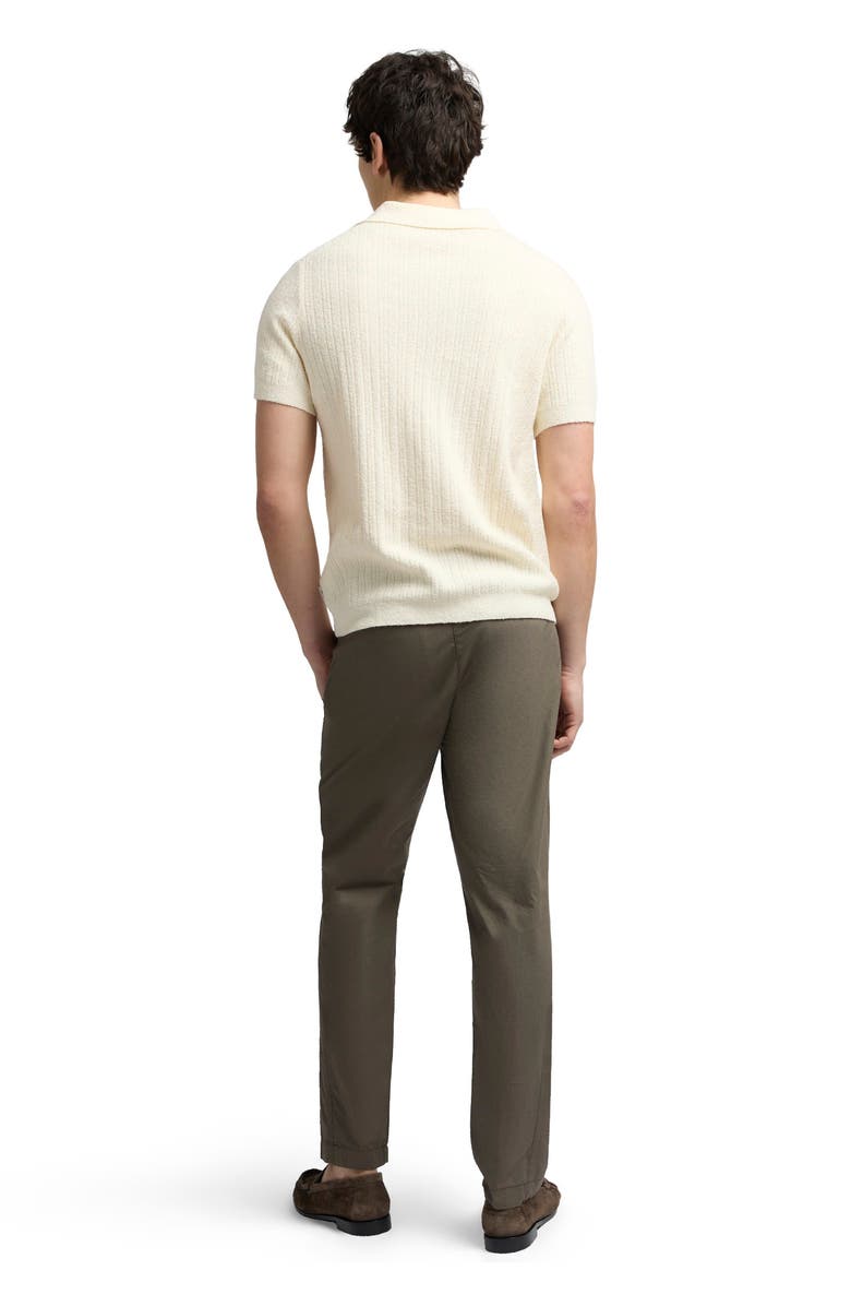 Onia Boucle Rib Button Up Shirt, Alternate, color, Cream