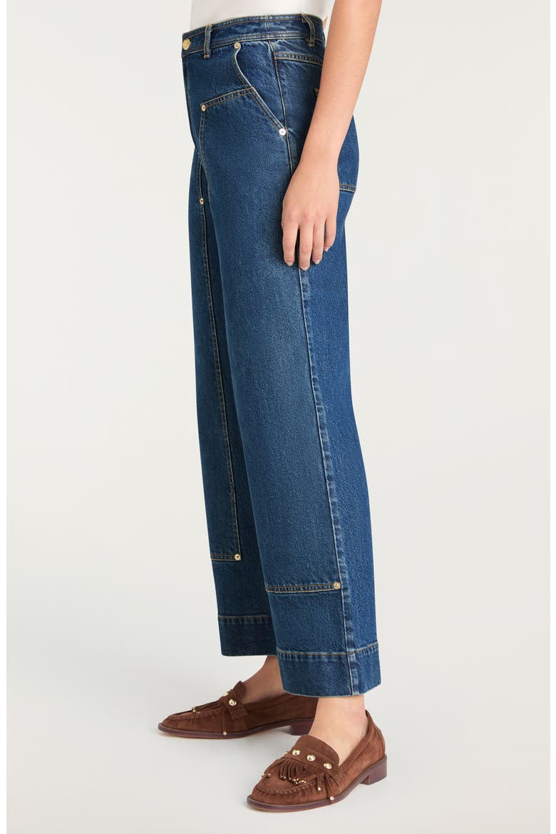Ryker Wide Leg Jeans, Alternate, color, TIDE
