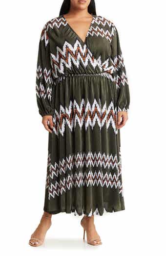 BY DESIGN Aruba Long Sleeve Maxi Dress