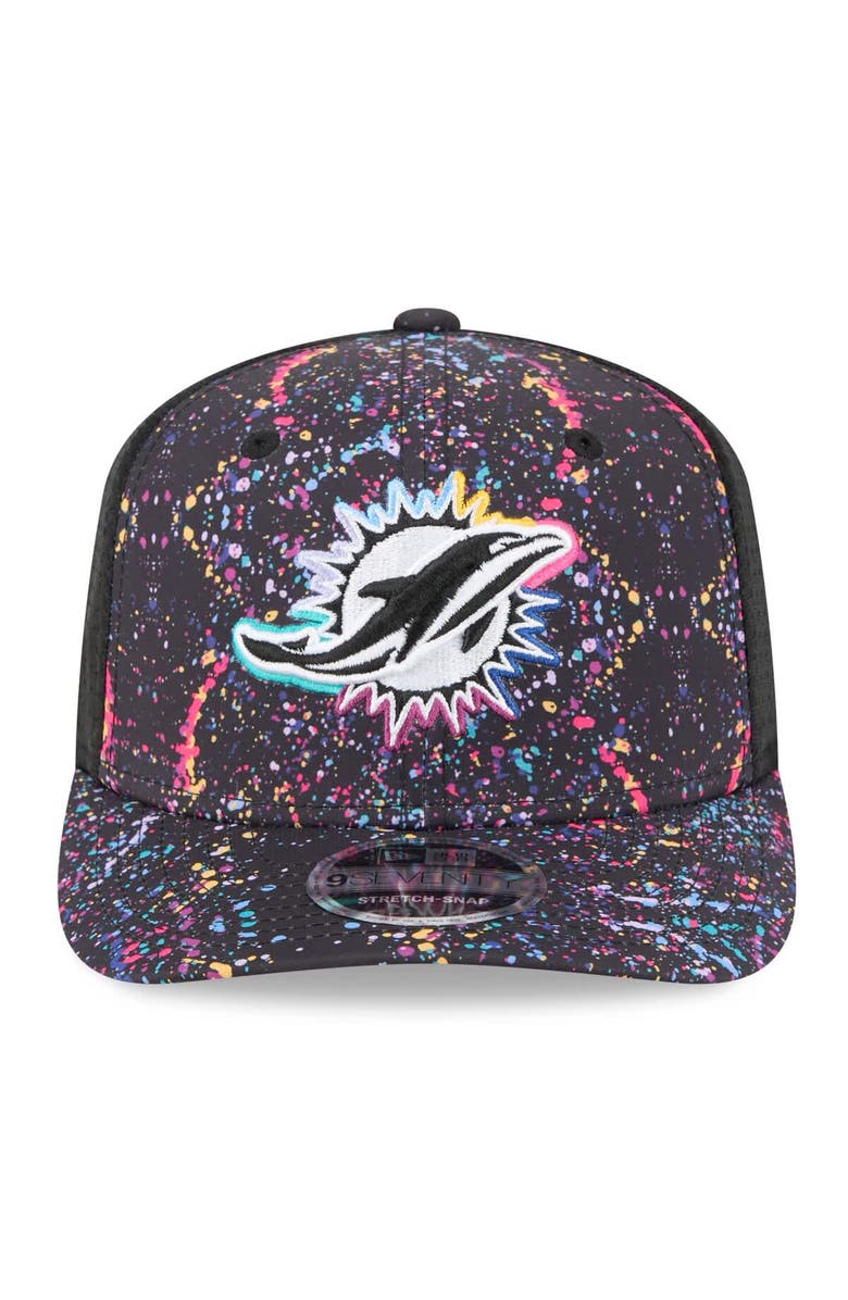 New Era Men
s New Era Black Miami Dolphins 2025 NFL Crucial Catch 9SEVENTY Adjustable Hat, Alternate, color, Black