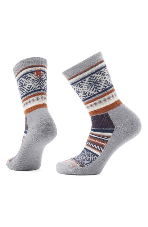 Everyday Fair Isle Wool Blend Crew Socks