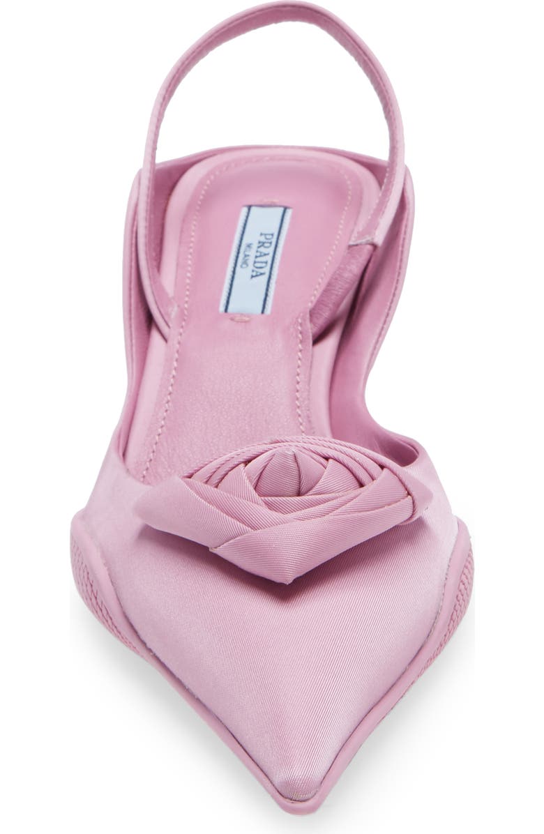 Prada Pointed Toe Slingback Pump, Alternate, color,