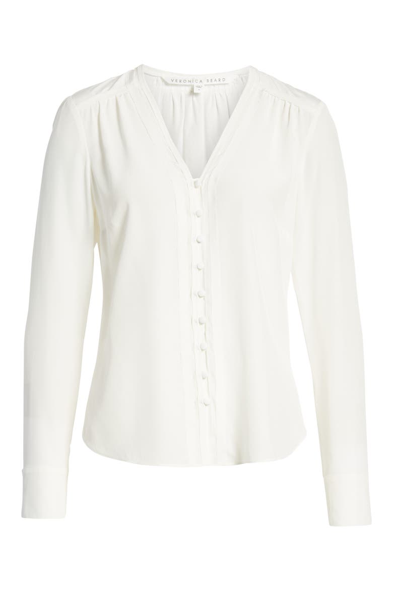 Marella Silk Blouse, Alternate, color, IVORY