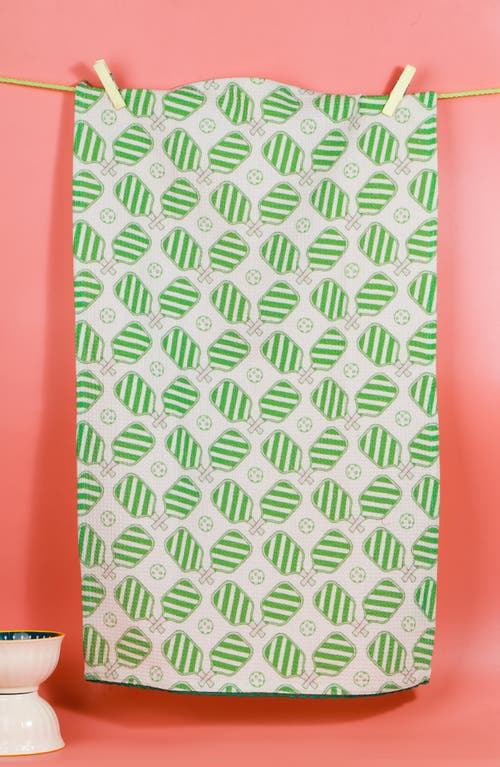 Tiramisu 3-piece Kitchen Towel Set In Green