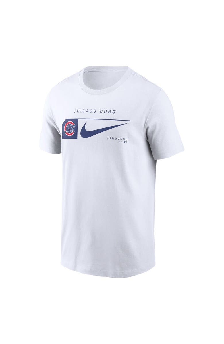Nike Men's Nike White Chicago Cubs Team Swoosh Lockup T-Shirt, Alternate, color, 