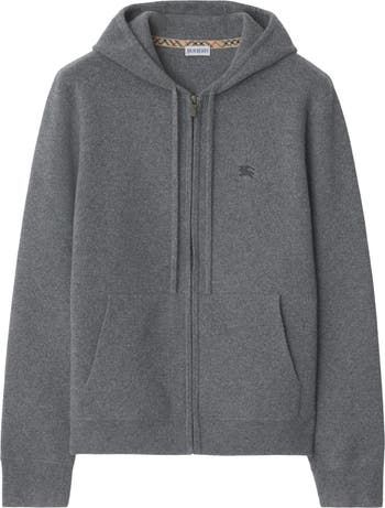 Cashmere Blend Zip Hoodie