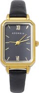 Adornia Geneva Faux Leather Strap Watch, 27mm x 20mm