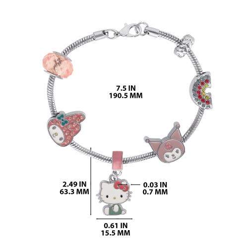Hello Kitty & Friends Charm Bracelet In Silver