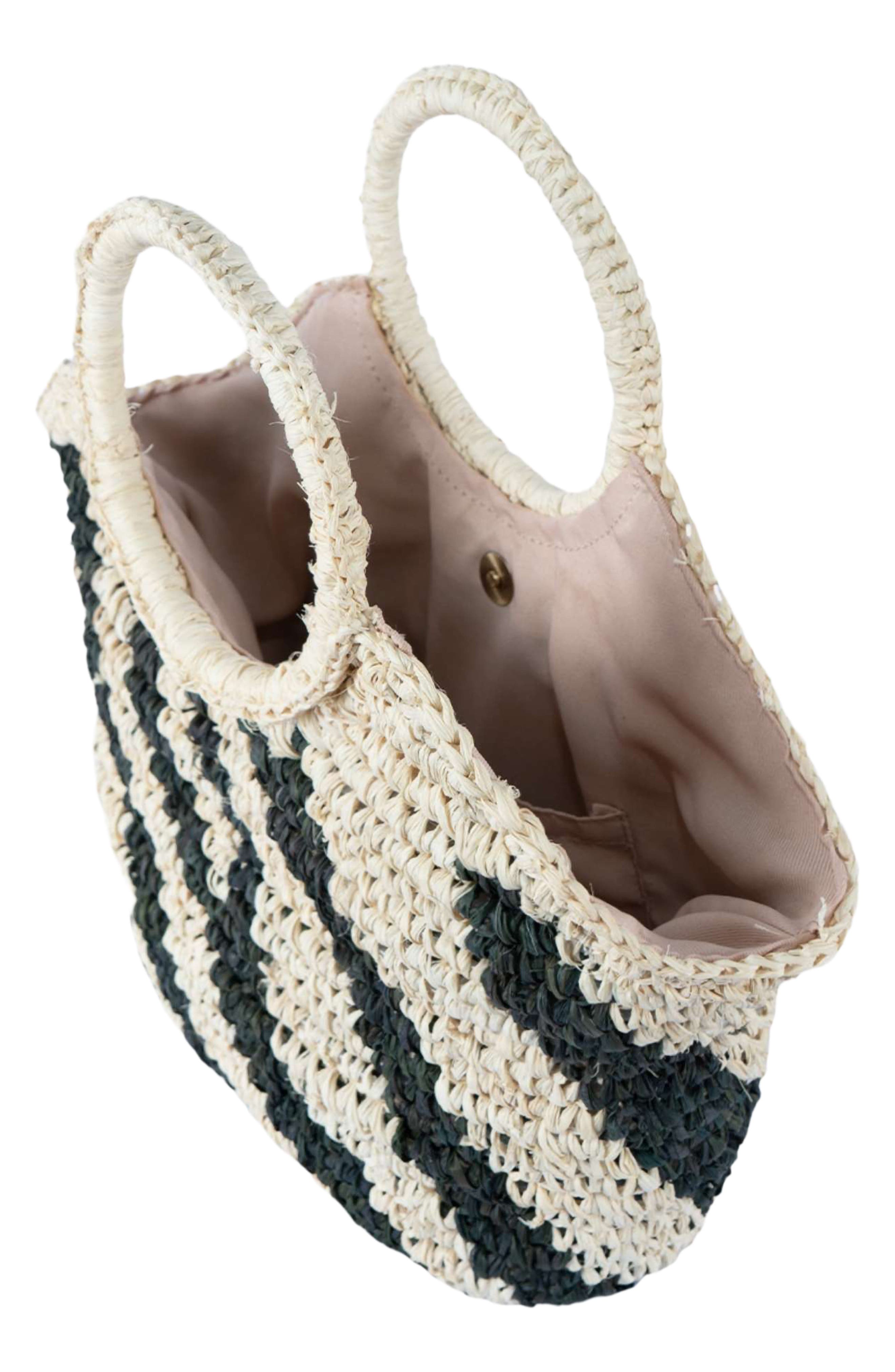 Jelavu Naomi Woven Raffia Tote Bag, Alternate, color, 