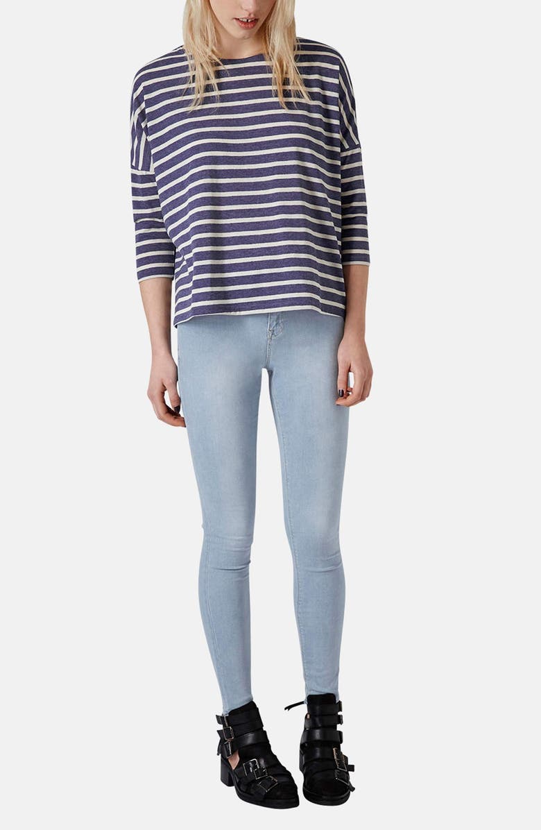 Topshop Moto 'Leigh' Skinny Jeans, Alternate, color,
