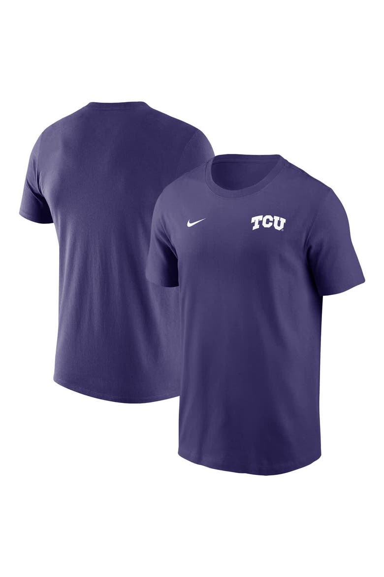 Men's Nike Purple TCU Horned Frogs 2025 Sideline Legend Performance T-Shirt, Main, color, Purple