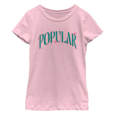 Girl's Wicked Popular Motto  Graphic T-Shirt
