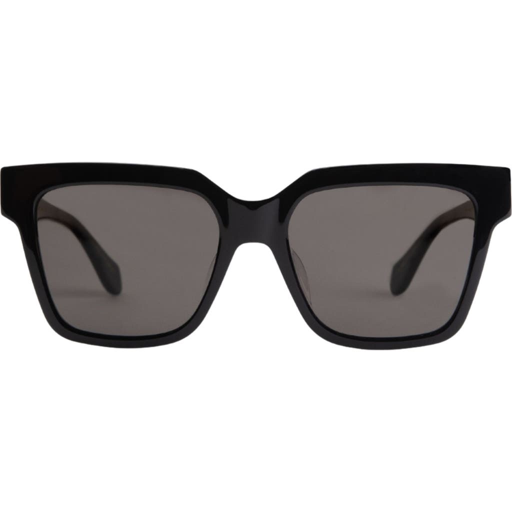 Mohala Eyewear Hana 55mm Contourbridge™ Wide Width Polarized Square Sunglasses In Multi