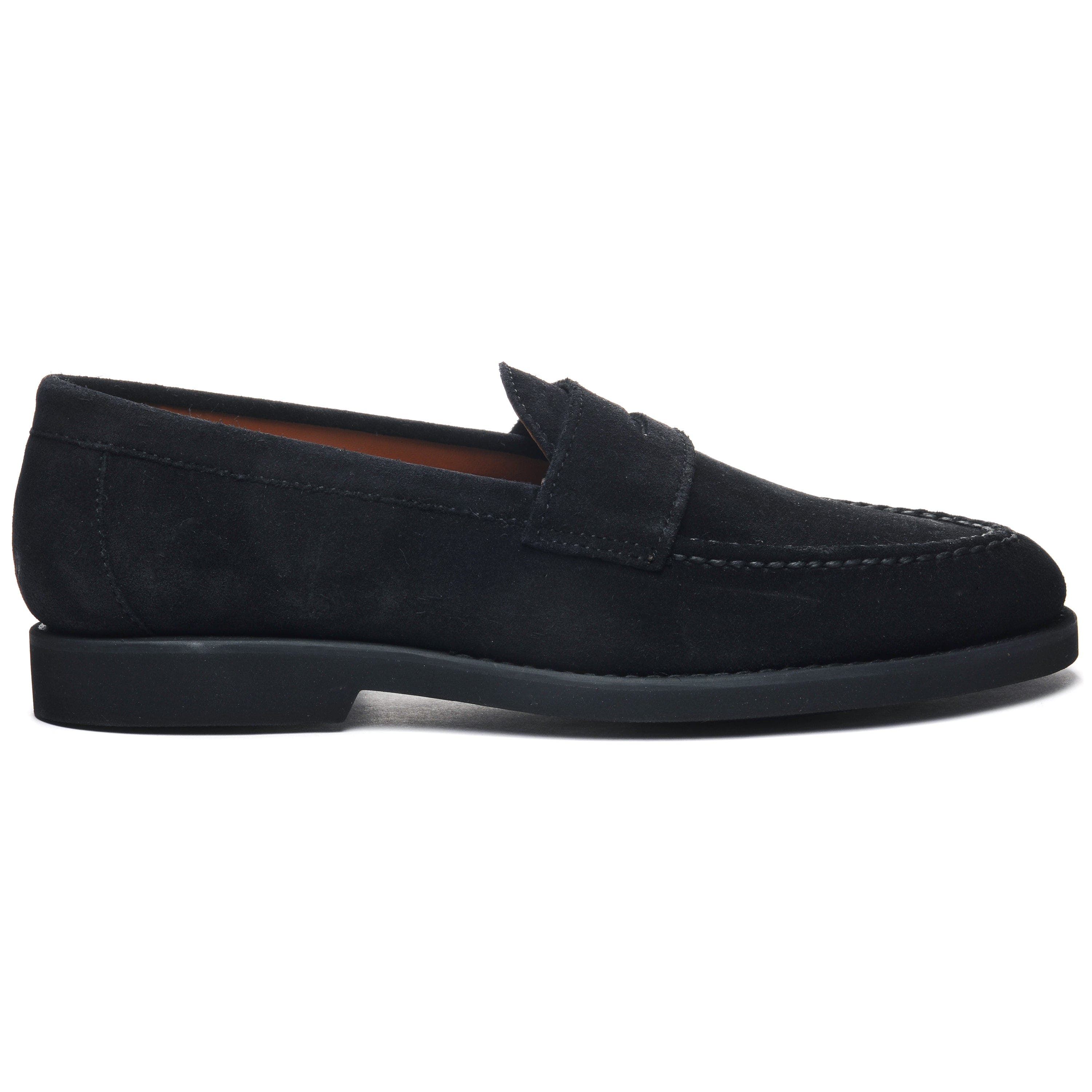 Sebago Ryan Suede Po Loafer, Main, color, Blue Navy