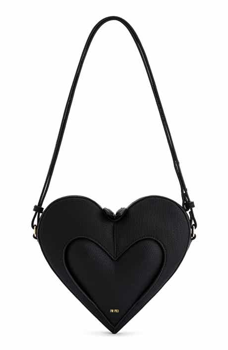 JW PEI Francisca Faux Leather Heart Crossbody Bag