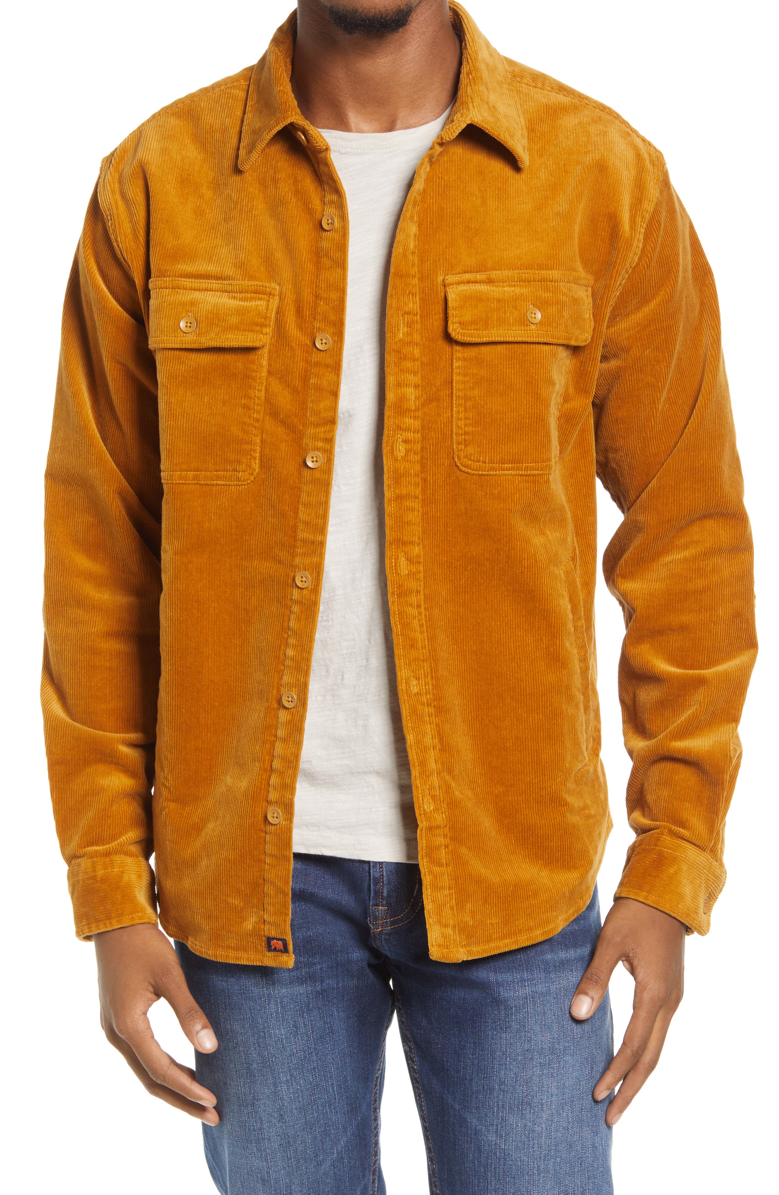 The Normal Brand Heavy Corduroy Shirt Jacket (Men) | Nordstrom