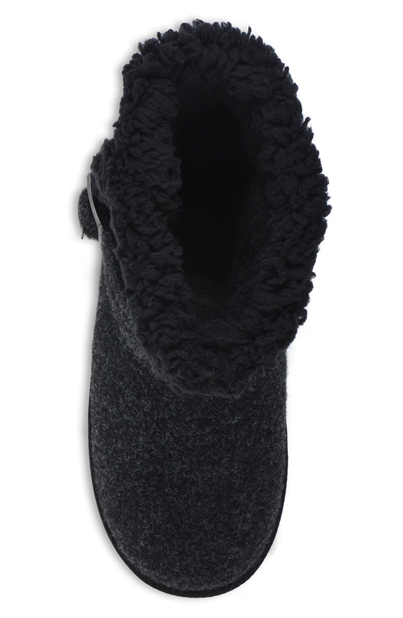 GAAHUU Buckled Faux Shearling Lined Boot, Alternate, color, 