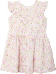 Mabel + Honey Sweet Melody Short Flutter Sleeve Dress