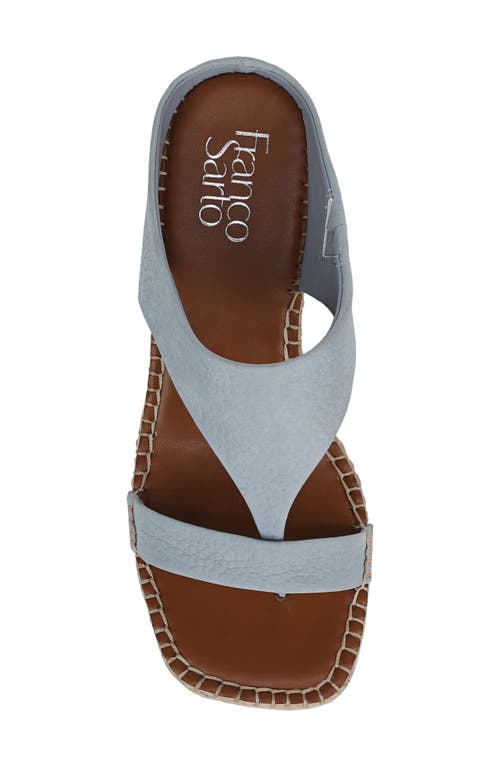 Franco Sarto Farren Espadrille Platform Wedge Sandal In Blue