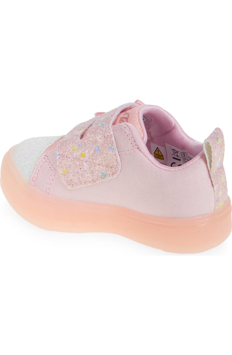SKECHERS Kids' Twinkle Sparks Light-Up Glitter Sneaker, Alternate, color, Rose Gold