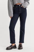 Good American Always Fit High Waist Straight Leg Jeans