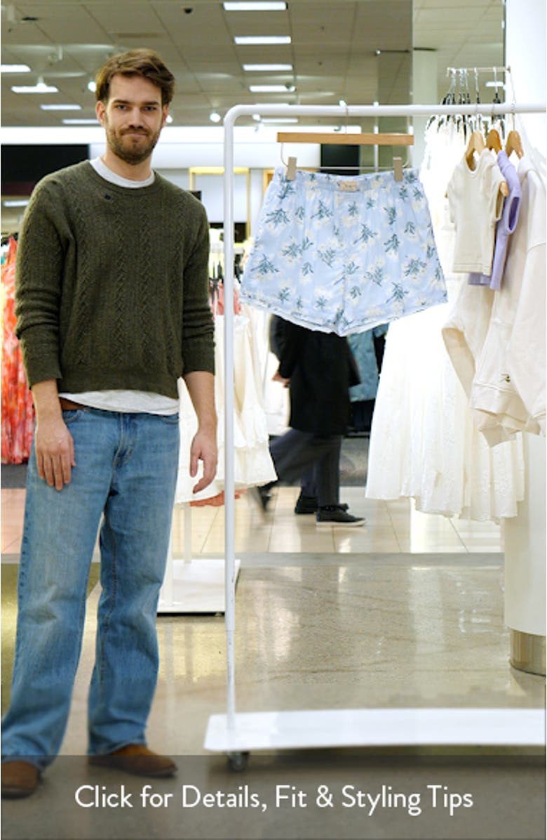 Day to Day Floral Boxer Shorts, sales video thumbnail